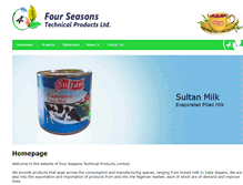 Tablet Screenshot of fourseasons-nig.com